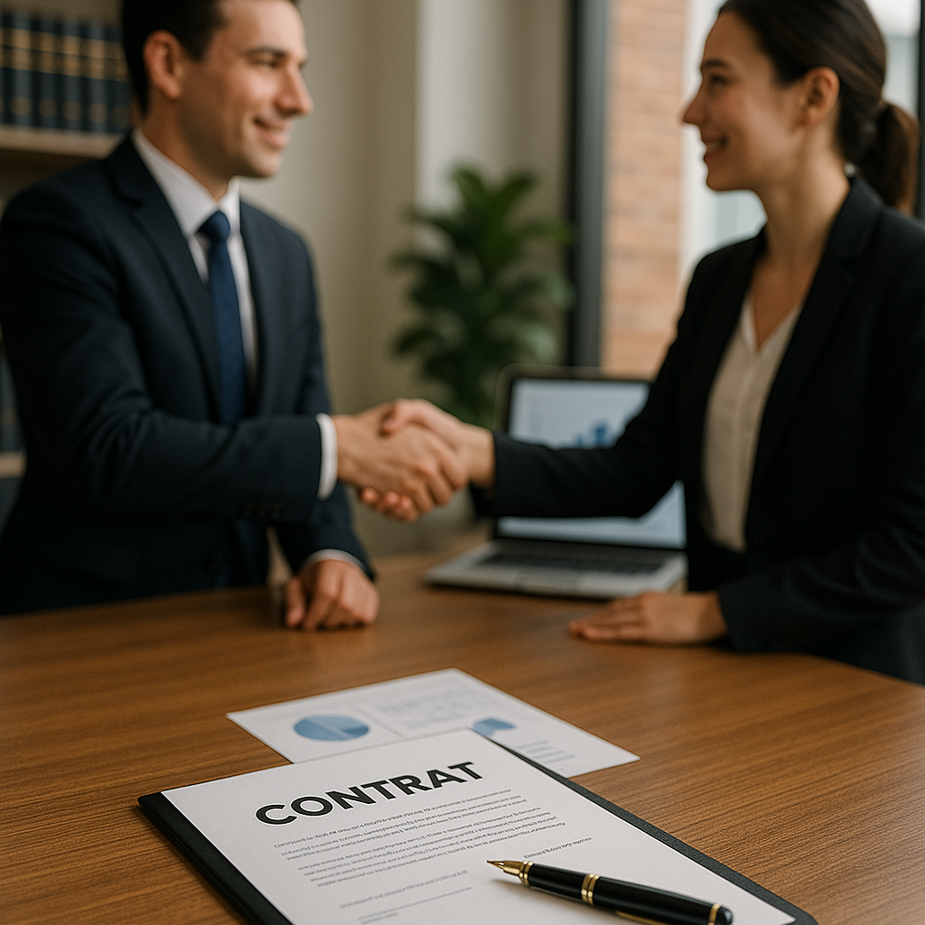 illustration du droit des affaires